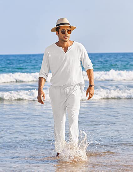 Men’s Linen Summer Suit | Lightweight Cotton Linen Set