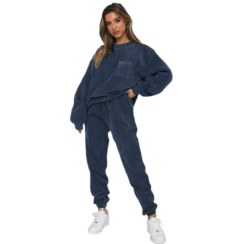 Womens Long Sleeve Two Piece Fashion Suit