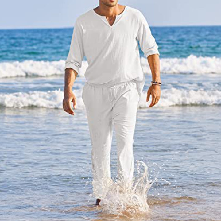 Men’s Linen Summer Suit | Lightweight Cotton Linen Set