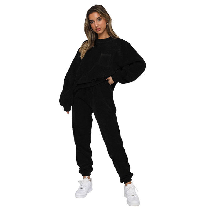 Womens Long Sleeve Two Piece Fashion Suit