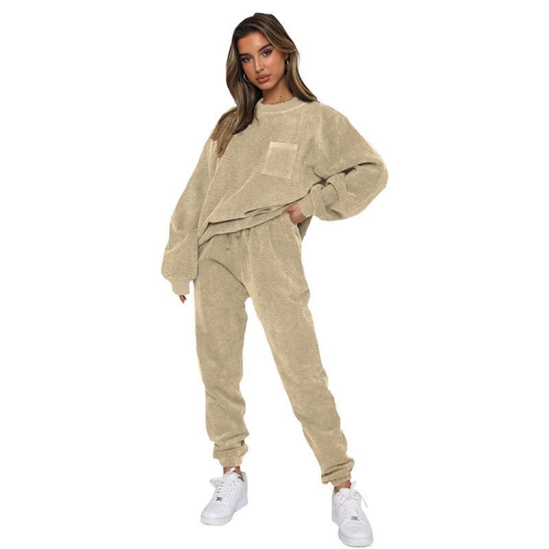 Womens Long Sleeve Two Piece Fashion Suit