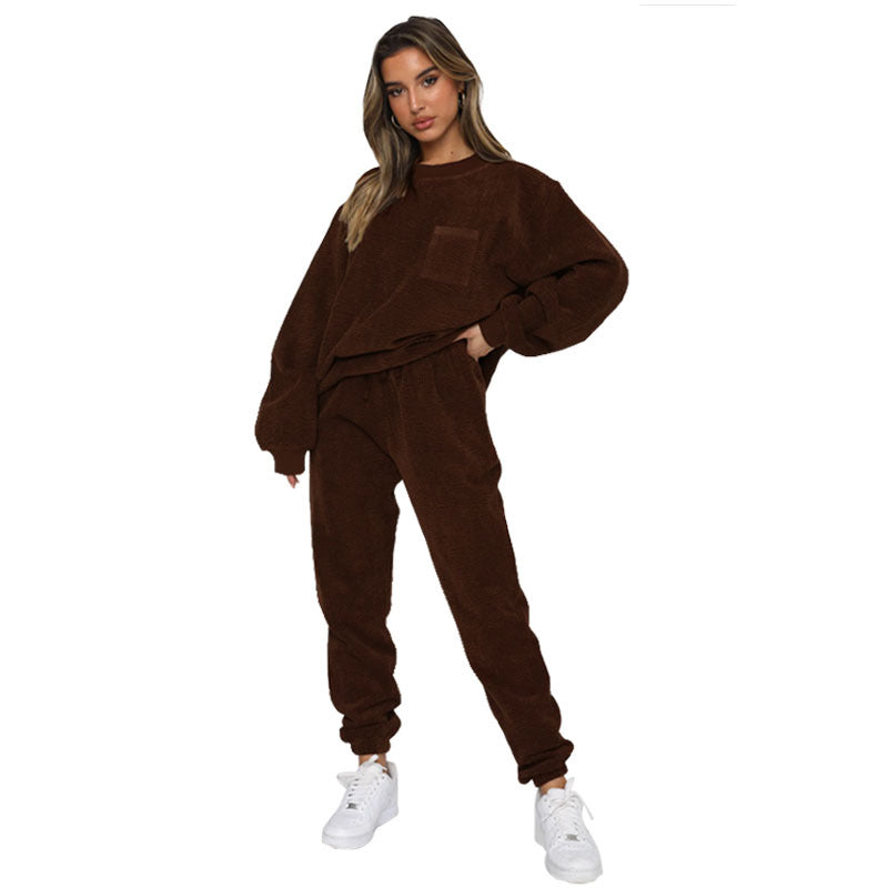 Womens Long Sleeve Two Piece Fashion Suit
