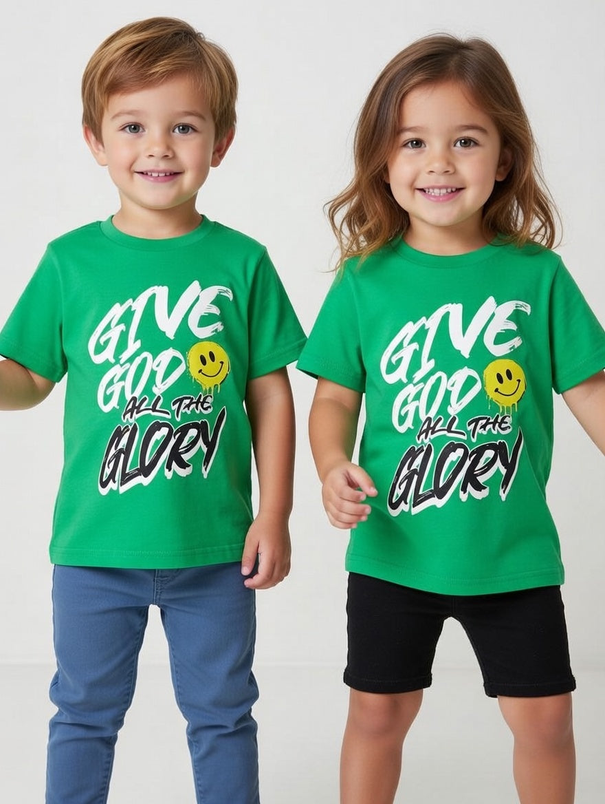 Everyday Comfort with Give God All The Glory Kids Inspirational Clothing