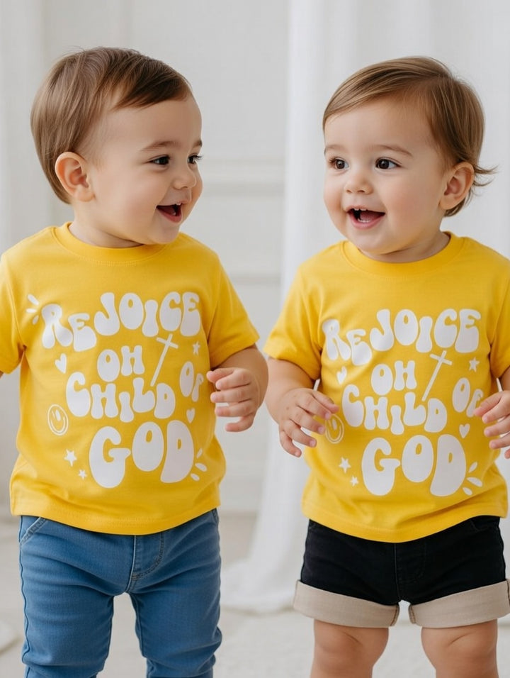 Rejoice Oh Child of God Toddler Shirt