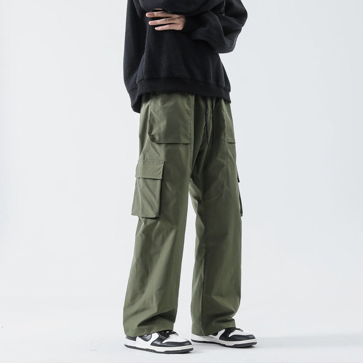 Loose Fit Pants for Men | Straight Track Trousers