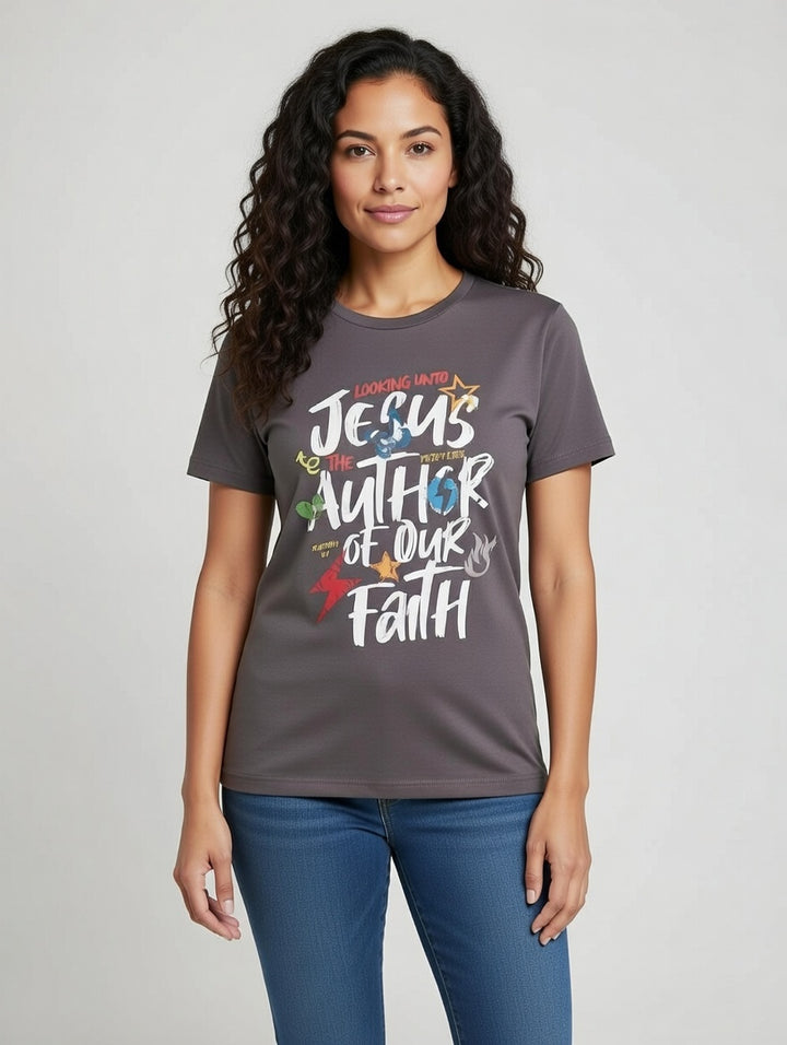 Jesus Author of Our Faith Women’s Faith Tee