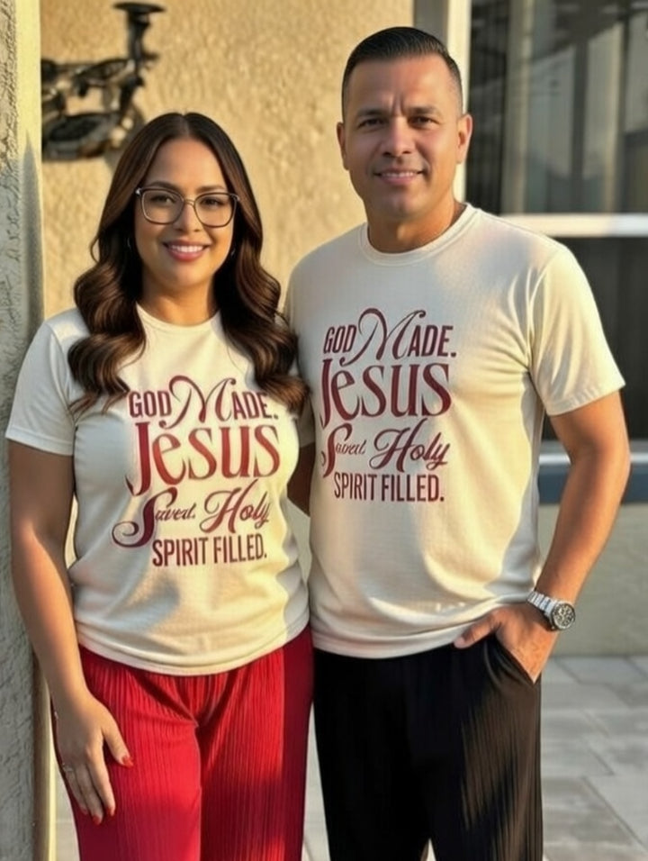 God Made Jesus Saved Spirit Filled Shirt