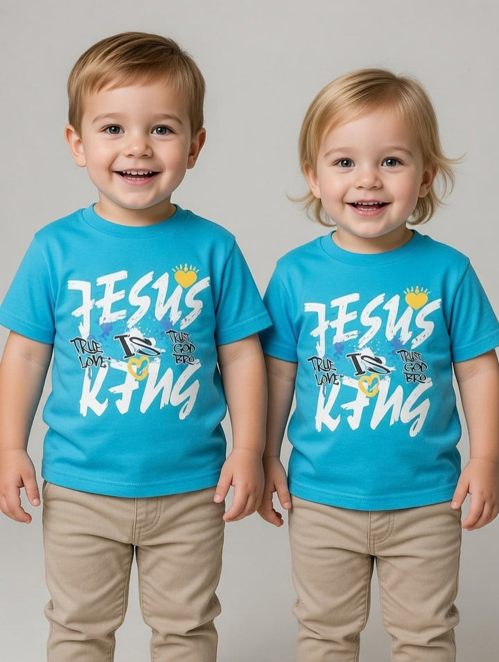 Jesus Is King Shirt for Toddlers